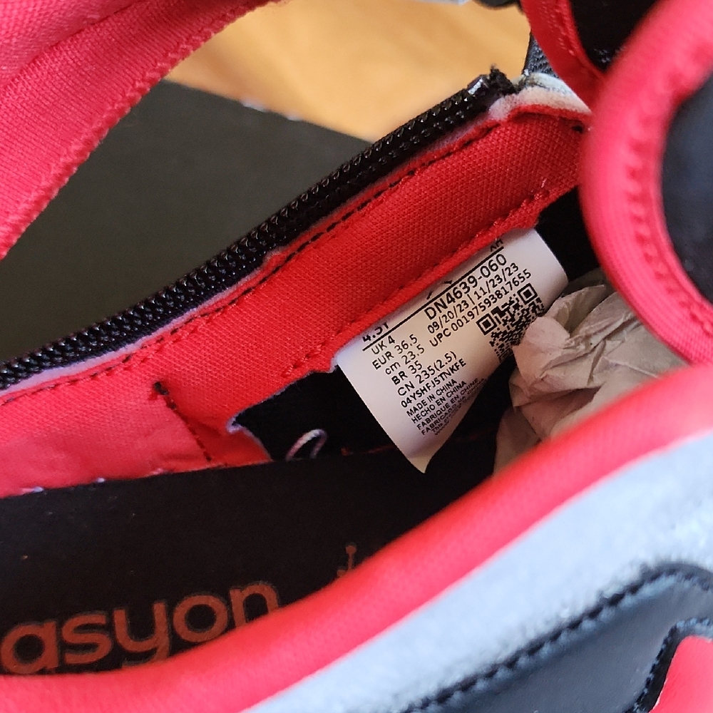 NIKE Air JORDAN Low FLYEASE Zipper Gray, Black & Red Sneakers NEW IN BOX - Picture 10 of 12